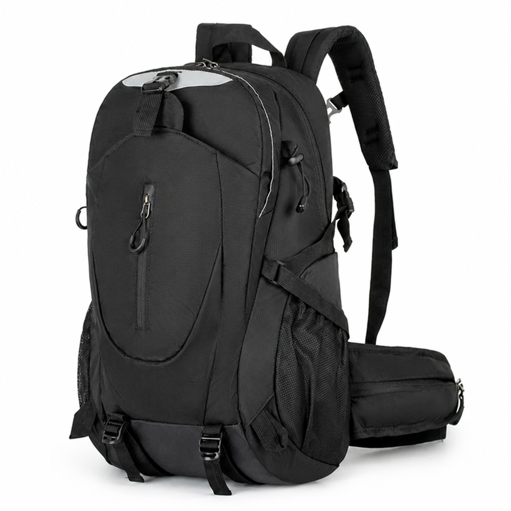 Hiking Backpack Weather-Resistant Ergonomic Straps & Multiple Compartments