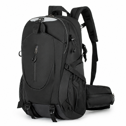 Hiking Backpack Weather-Resistant Ergonomic Straps & Multiple Compartments