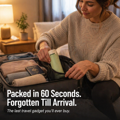 VoyaPack™ — Store, Secure & Dispense All Four Toiletries in One Case