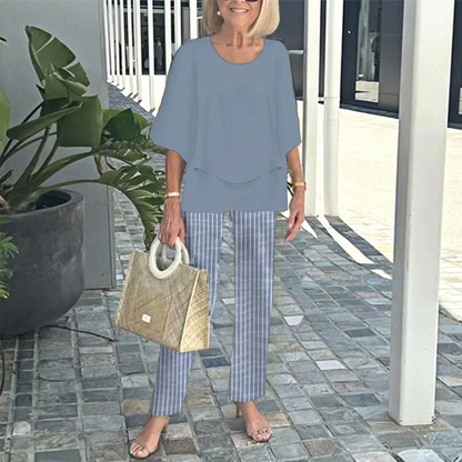 SilkaVie™ Printed Set — Glide Through Your Day in Featherlight Comfort and Effortless Style