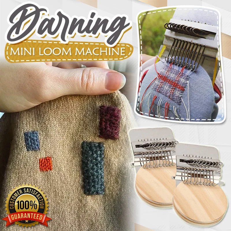 ThreadCraft™ Mini Loom — Turn Every Tear into a Bold, Creative Statement Instantly