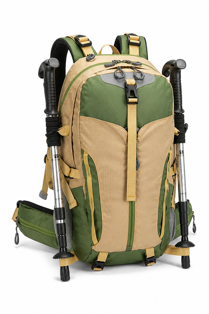 Hiking Backpack 40L Padded Straps & Breathable Back Panel