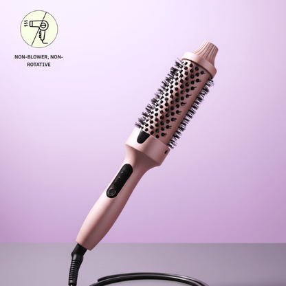 LumaSilk™ Ionic Heated Brush — Transform Every Strand Into Silky, Frizz-Free Perfection Instantly