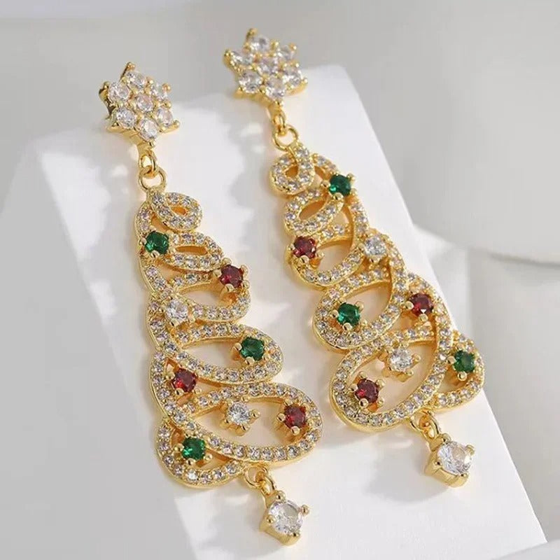 NovaLuxe™ Christmas Earrings — Light Up Every Celebration with Featherlight, Lasting Sparkle