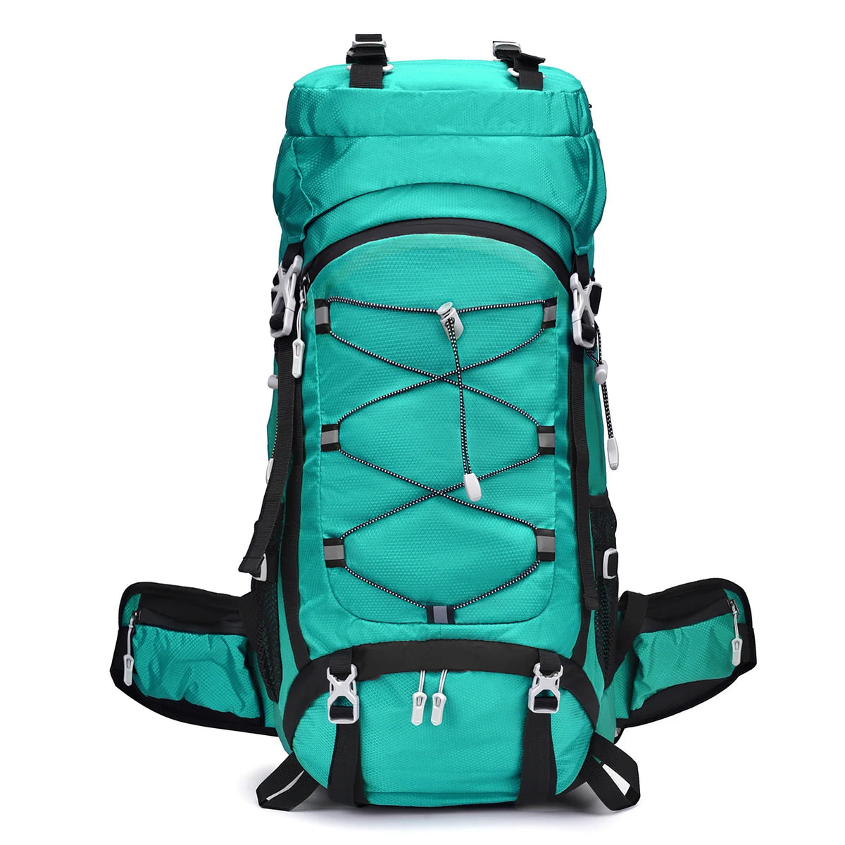 Hiking Backpack Water-Resistant Ergonomic Padded Straps 36-55L Capacity
