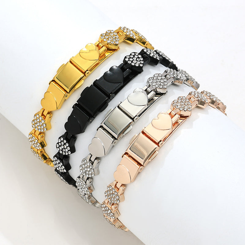 RadiancePulse™ — Ease Stiff Hands in Heart-Link Magnetic Copper You'll Actually Wear