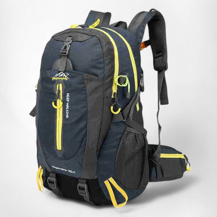 Hiking Backpack Waterproof 40L Padded Back & Adjustable Straps