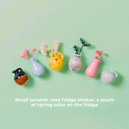Florisoul™ Mini Ceramic Vase Magnets — Bring Every Surface to Life with Elegant Strength and Style
