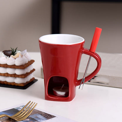 SensaMelt™ Ceramic Fondue Mug — Turn Every Dip into a Silky, Warm Moment of Pure Indulgence