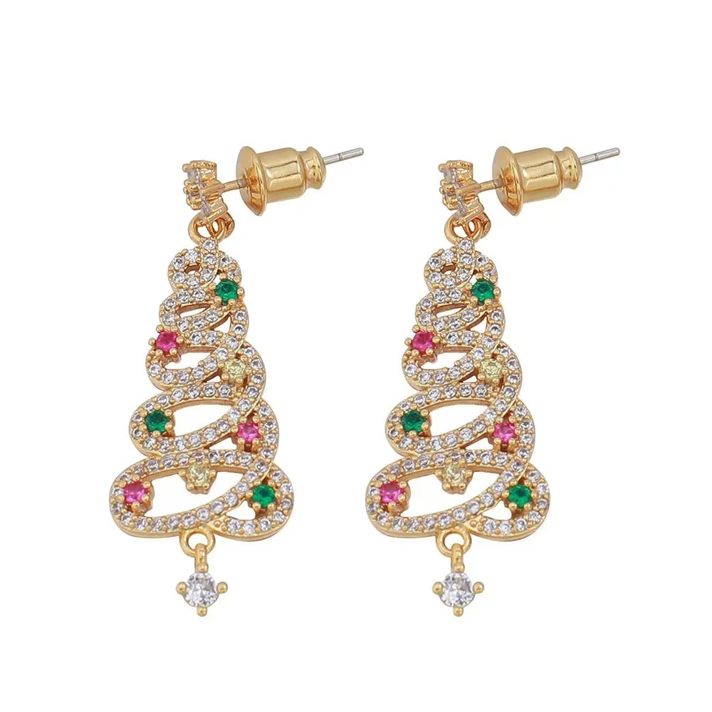 NovaLuxe™ Christmas Earrings — Light Up Every Celebration with Featherlight, Lasting Sparkle
