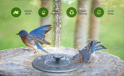 AquaSeren™ — Transform Your Garden Into a Peaceful, Splash-Free Solar Oasis