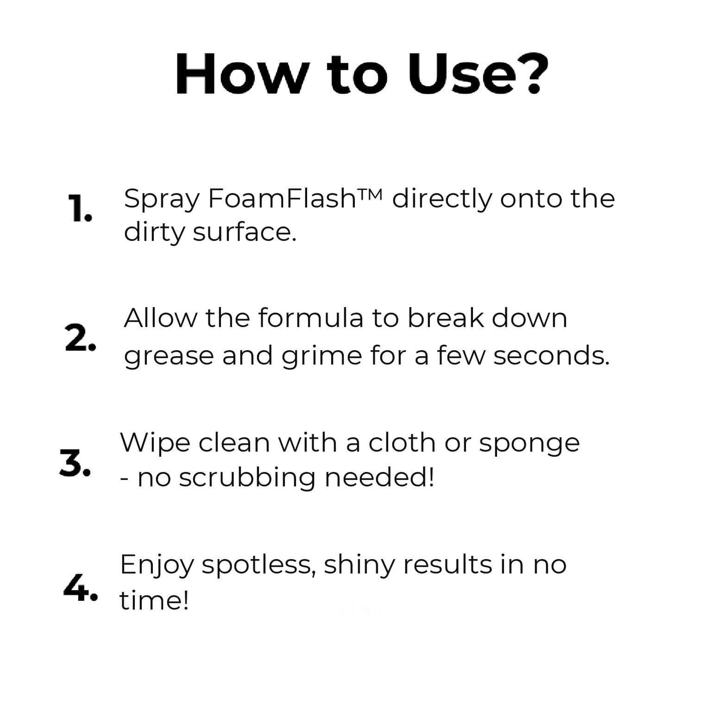 SparkFoam™ — Instantly Vaporize Grease for Effortless, Jaw-Dropping Shine