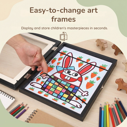 MasterpieceVault™ — Turn Every Scribble into a Proud, Clutter-Free Gallery of Joy