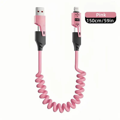 PulseWave Stretch™ — Command Your Power with Lightning-Fast, Tangle-Free Charging Freedom