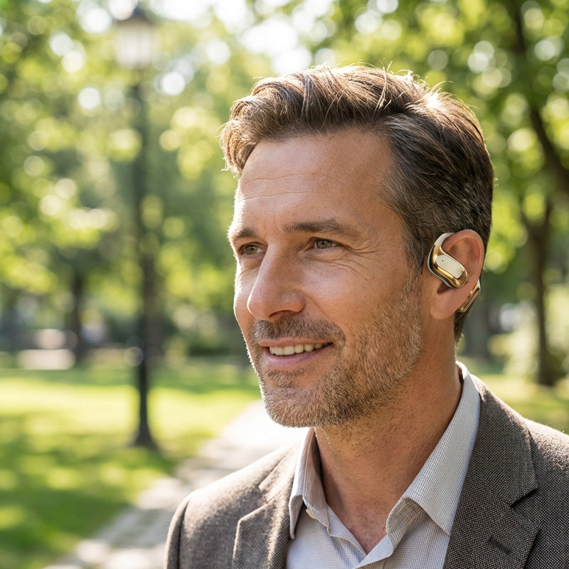AuraWave™ — Experience All-Day Freedom with Unmatched Comfort and Crystal-Clear Sound