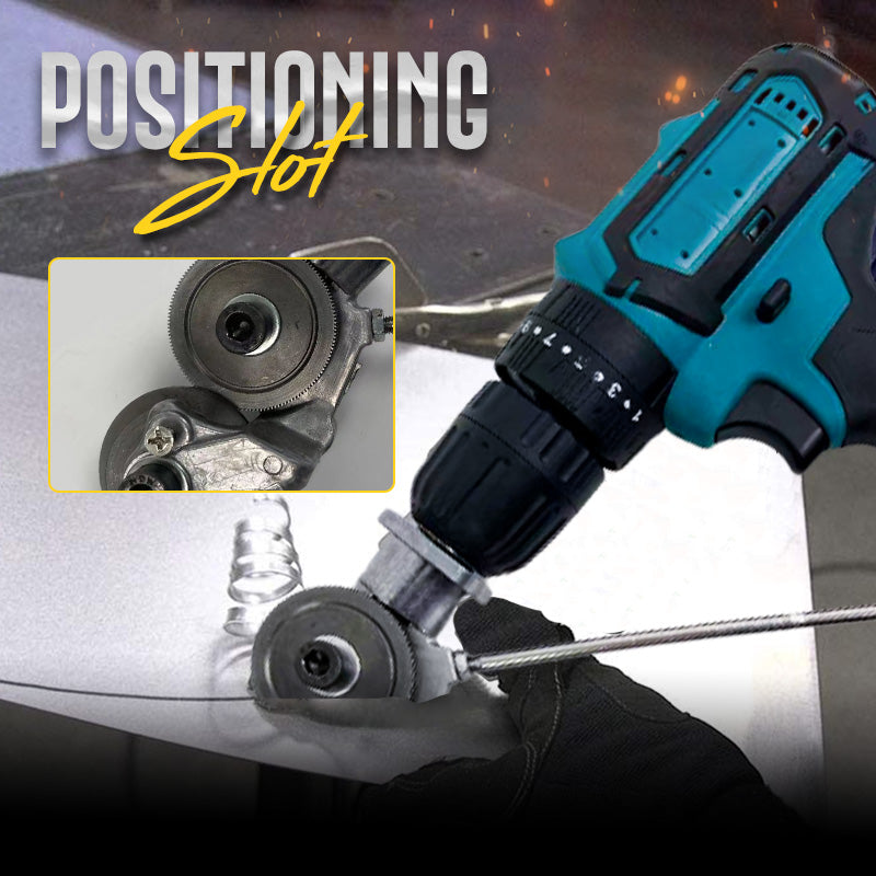 SteelSlice™ Drill Plate Cutter — Transform Your Drill into a Powerhouse for Effortless, Perfect Cuts Every Time
