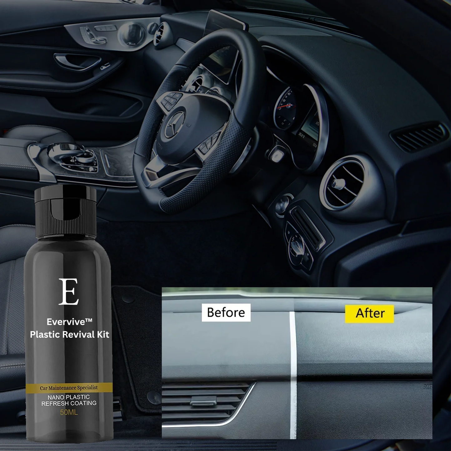 LumiShield™ Plastic Renewal Kit — Instantly Restore Vibrant Shine and Protect Your Car’s Plastics Like New