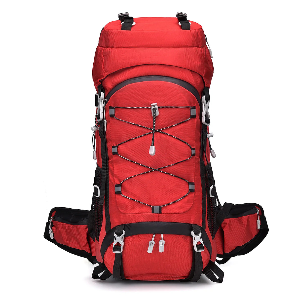Hiking Backpack Water-Resistant Ergonomic Padded Straps 36-55L Capacity
