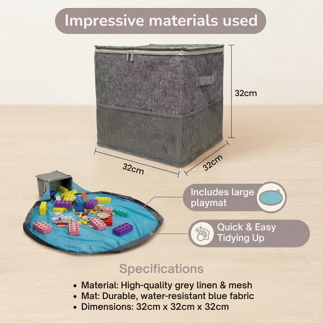 JoyNest™ — Turn Toy Chaos into Playtime Joy and Stress-Free Cleanups