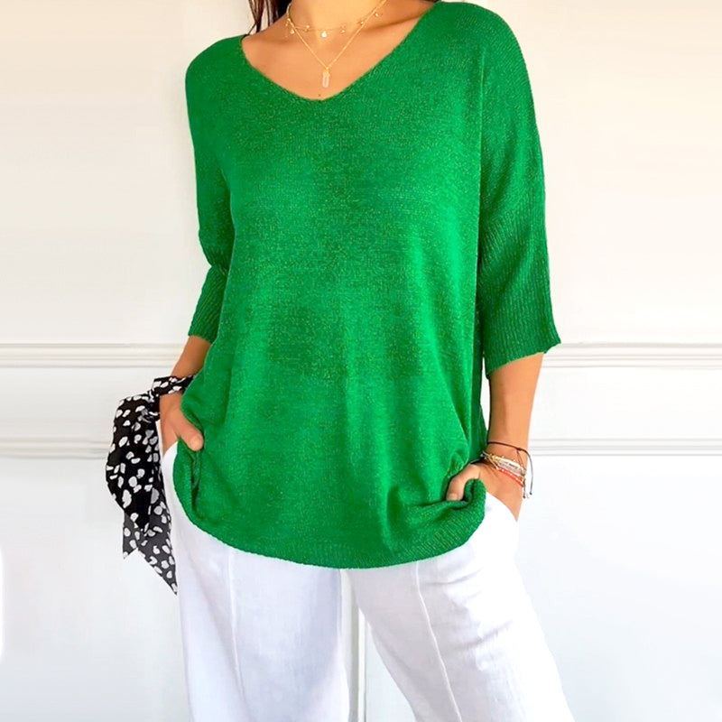 AeroLoom™ V-Neck Shirt — Feel Effortlessly Sharp and Unstoppable All Day Long