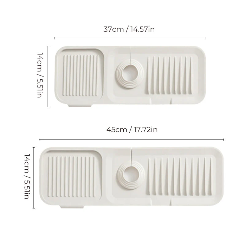 HydraDry™ Silicone Drying Mat — Transform Your Kitchen with Spotless Counters and Lightning-Fast Drying