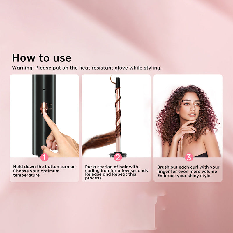VelvCurl™ — Unleash Silky, Damage-Free Curls That Turn Every Head