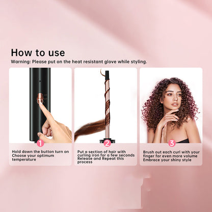 VelvCurl™ — Unleash Silky, Damage-Free Curls That Turn Every Head