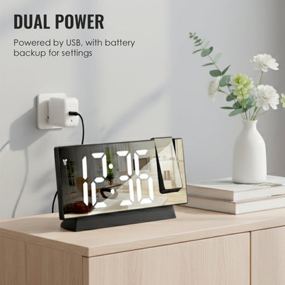 VividPulse™ Projection Alarm Clock — See Every Moment Clearly and Wake Up in Total Control