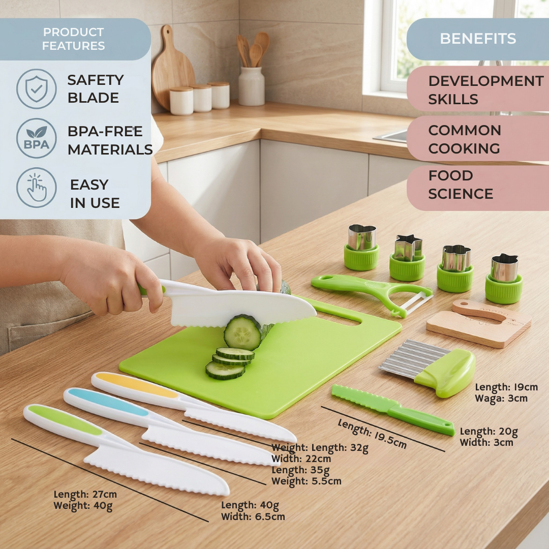 SliceHero™ — Give Your Child Safe, Fearless Fun and Proud Kitchen Confidence Every Day