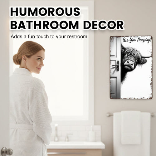 ChuckleBarn™ Smile Sign — Turn Your Bathroom Into a Hilarious Showstopper That Everyone Remembers