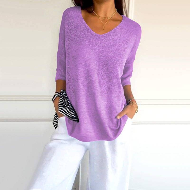 AeroLoom™ V-Neck Shirt — Feel Effortlessly Sharp and Unstoppable All Day Long