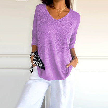 AeroLoom™ V-Neck Shirt — Feel Effortlessly Sharp and Unstoppable All Day Long