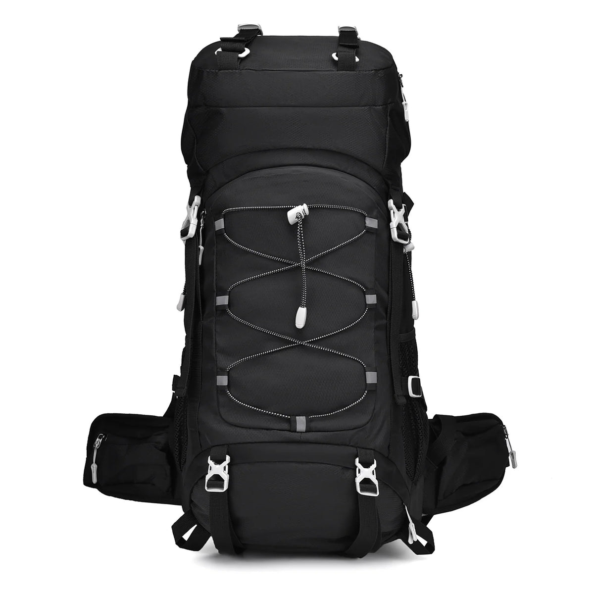 Hiking Backpack Water-Resistant Ergonomic Padded Straps 36-55L Capacity