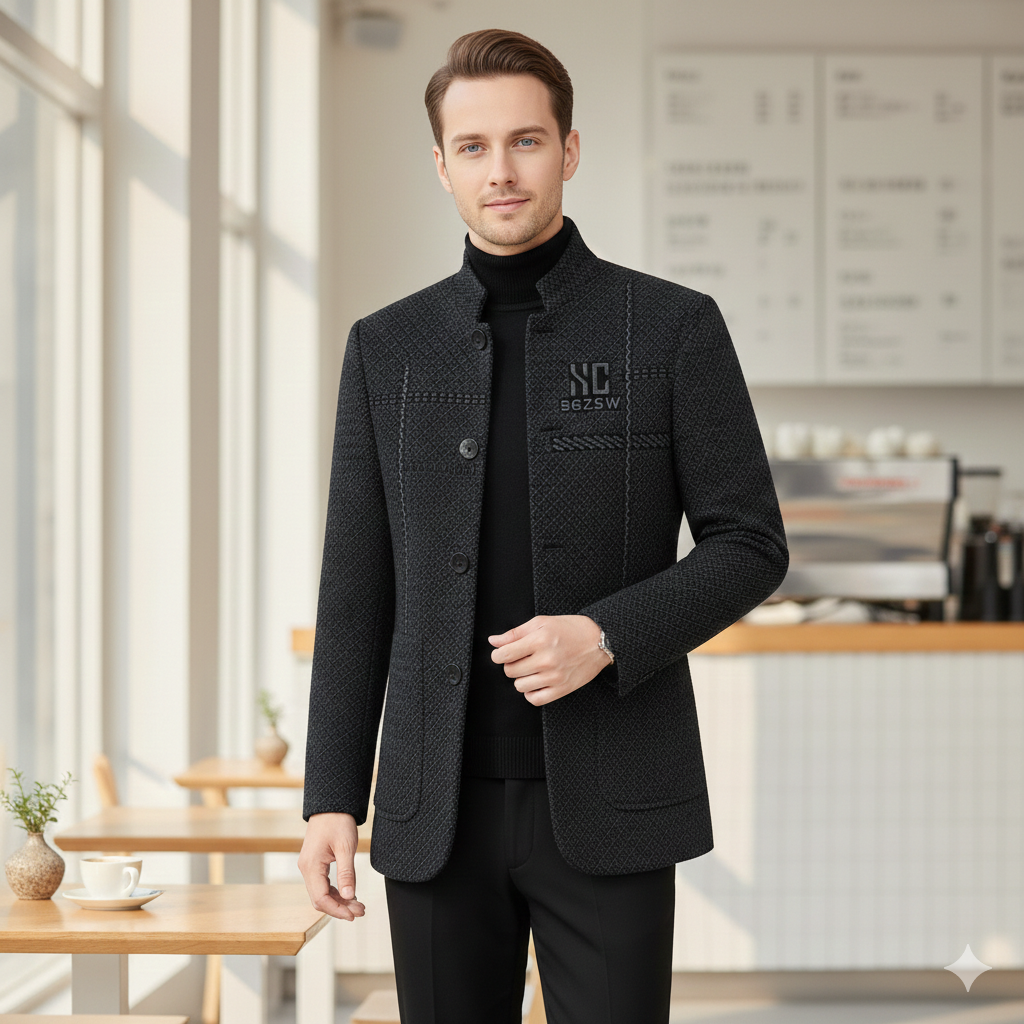 StratoTherm™ Coat — Ignite Your Confidence with Featherlight Warmth and Sharp All-Day Style