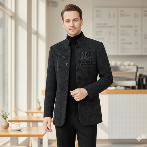 StratoTherm™ Coat — Ignite Your Confidence with Featherlight Warmth and Sharp All-Day Style