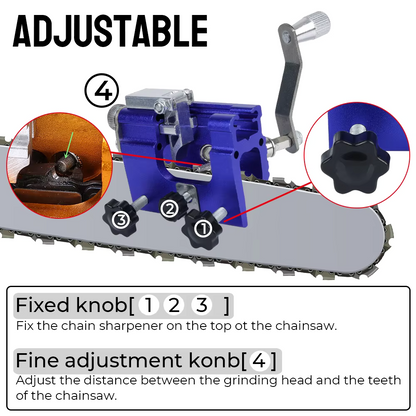 EdgeMaster™ — Feel the Power of Effortless, Razor-Sharp Chainsaw Cuts Every Time