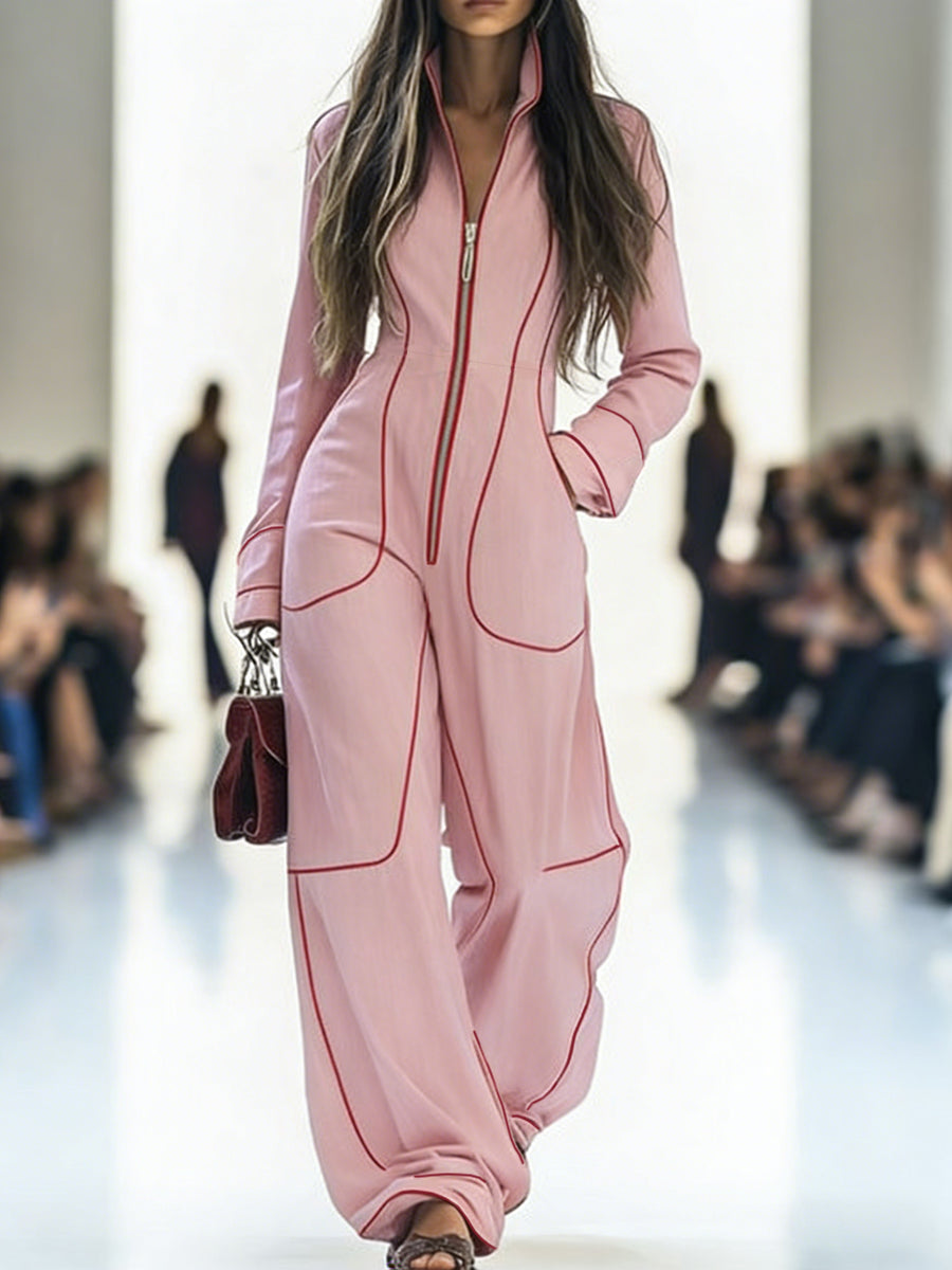VeraLuxe™ Wide-Leg Denim Jumpsuit — Slip Into Effortless Confidence That Moves With You All Day