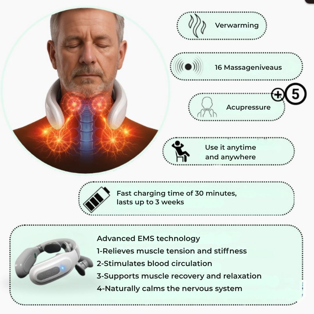 FlexiCalm™ Neck Massager — Melt Away Pain and Unlock Effortless Freedom Everywhere