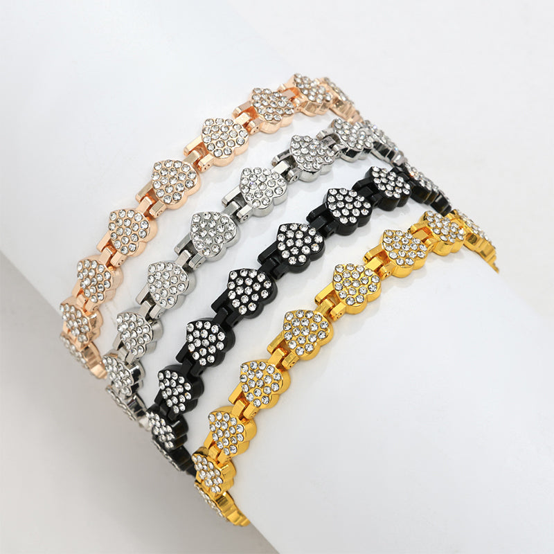 RadiancePulse™ — Ease Stiff Hands in Heart-Link Magnetic Copper You'll Actually Wear