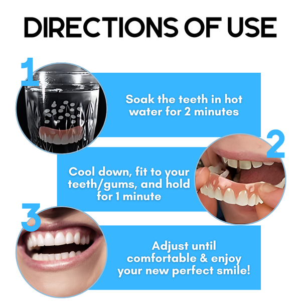 SmileSure™ — Lock in All-Day Comfort and Confidence with a Perfectly Customized Denture Fit