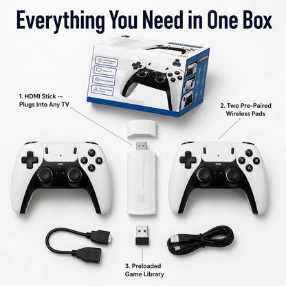 NovaArcade™ — Plug In, Team Up, and Conquer Thousands of Retro Classics
