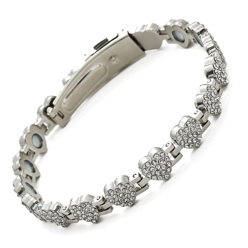 RadiancePulse™ — Ease Stiff Hands in Heart-Link Magnetic Copper You'll Actually Wear