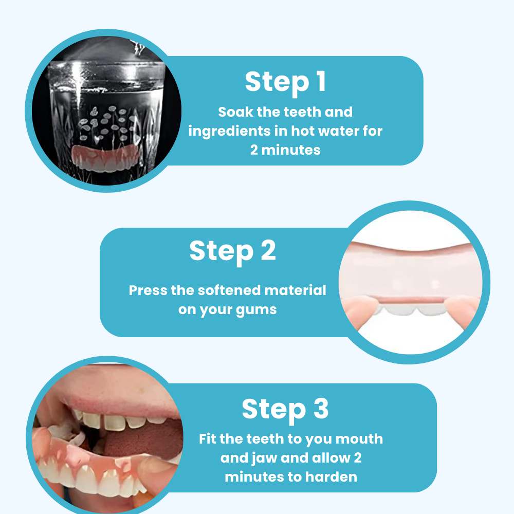 SilicoSoft™ Denture Cushions — Experience All-Day Comfort That Lets You Smile, Speak, and Enjoy Life Pain-Free