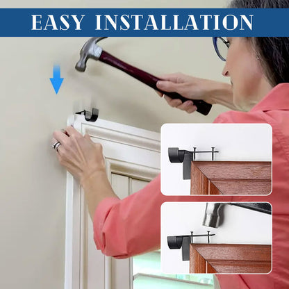 CurtisiaFlex™ — Hang Heavy Curtains Flawlessly Without Damaging Walls