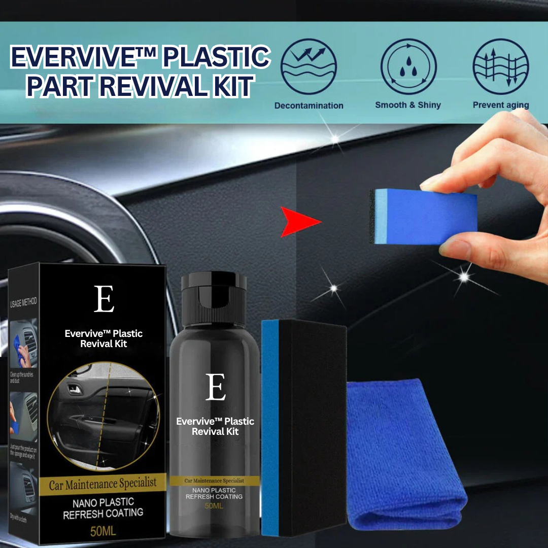 LumiShield™ Plastic Renewal Kit — Instantly Restore Vibrant Shine and Protect Your Car’s Plastics Like New