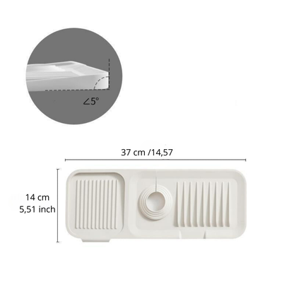 HydraDry™ Silicone Drying Mat — Transform Your Kitchen with Spotless Counters and Lightning-Fast Drying