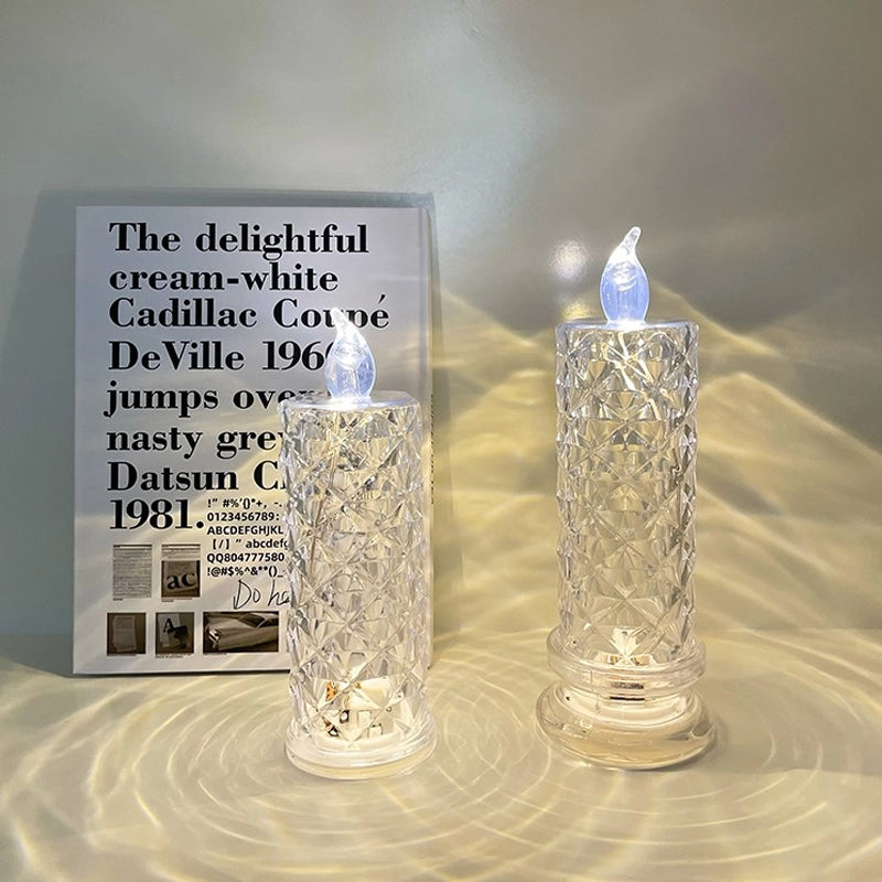 LumiRadiance™ Crystal Candle — Transform Every Night into a Mesmerizing Glow of Cozy, Carefree Magic
