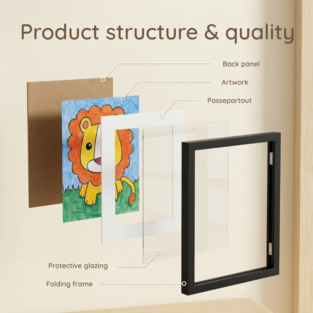 MasterpieceVault™ — Turn Every Scribble into a Proud, Clutter-Free Gallery of Joy