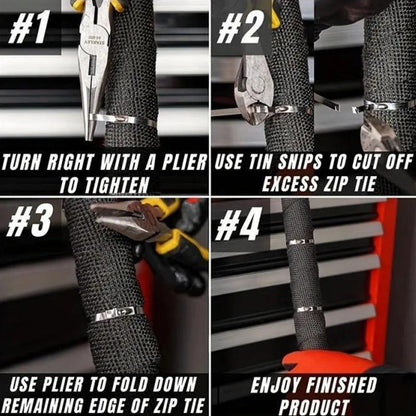 IronClad Grip™ — Lock Every Bundle Tight with Unbreakable, Weatherproof Strength