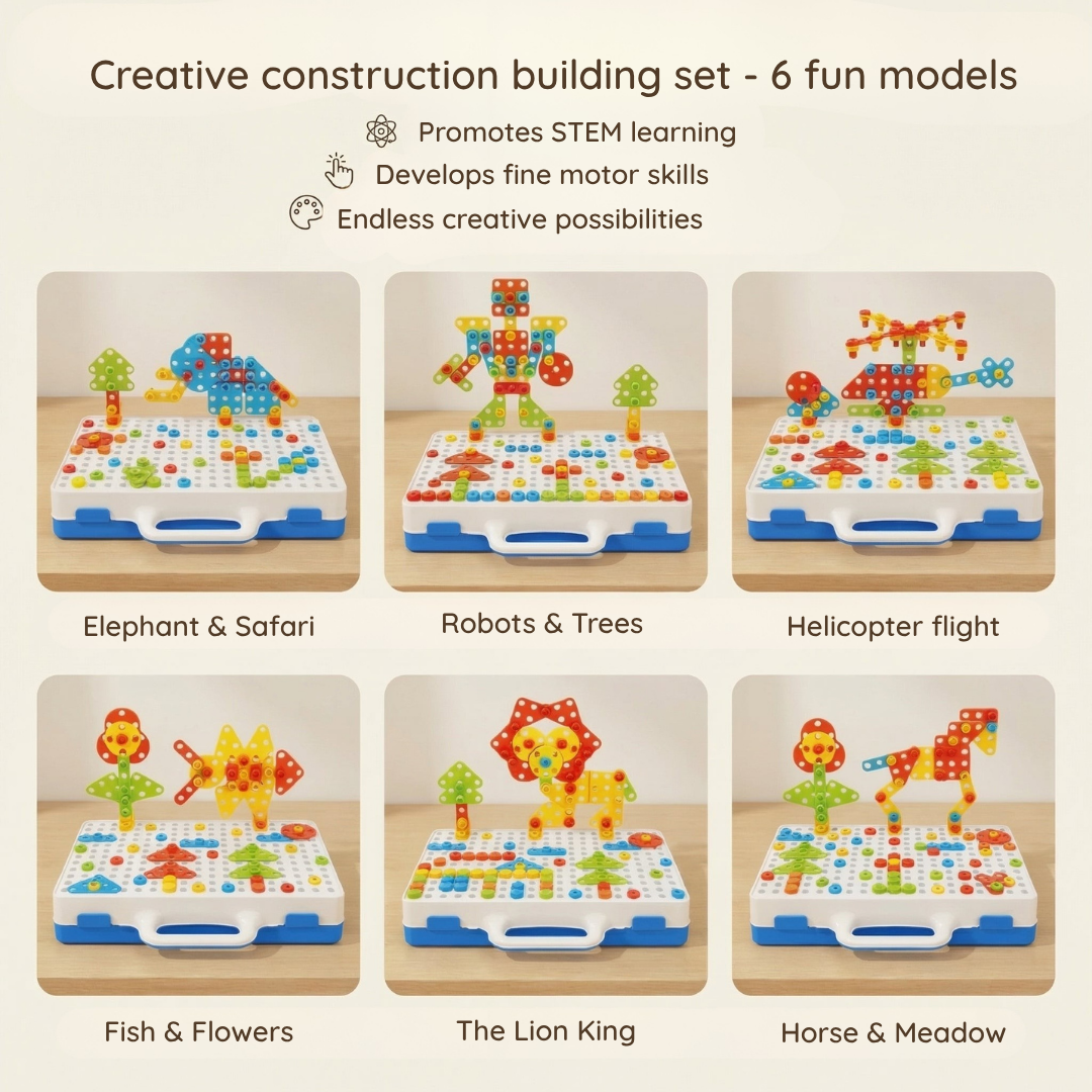 BuildBold™ Master Builder Set — Ignite fearless creativity and proud, skill-building adventures every playtime